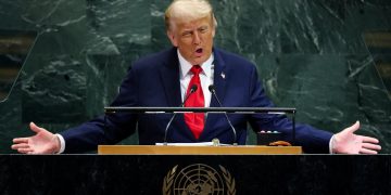 POTUS, Donald Trump at UNGA threatens to annihilate Iran.