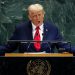 POTUS, Donald Trump at UNGA threatens to annihilate Iran.