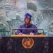 President Bola Tinubu addressing UNGA in 2023