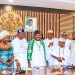 SGF, George Akume being decorated as Patron, Forum of CEOs of Federal Parastatals and Agencies.