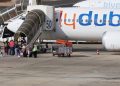 Fly dubai aircraft lands safely after mid-air confrontation.