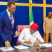 Rivers State Governor, Sir Siminalayi Fubara signs the 2026 State Appropriation Bill into law at the Government House in Port Harcourt, pledging to prioritize the welfare and development of residents.