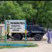 Borno State Police Command headquarters in Maiduguri, where five men face charges over T-shirts bearing the inscription “Tinubu Must Go.”