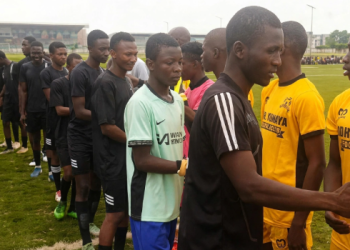 The kickoff match in Abia State