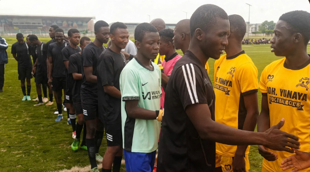 The kickoff match in Abia State