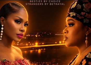 Poster for Toyin Abraham’s upcoming movie Bestie, which is scheduled to hit Nigerian cinemas on Dec. 16.