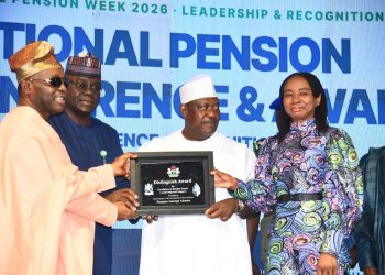 SGF, George Akume at the launch of a retiree healthcare programme, PenCare in Abuja.