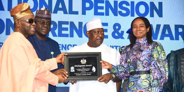 SGF, George Akume at the launch of a retiree healthcare programme, PenCare in Abuja.