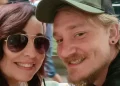 Leanne Gregory pictured with her husband Nathan Gregory. She died after attempting to rescue their two sons from strong sea currents near Bimini in the Bahamas.