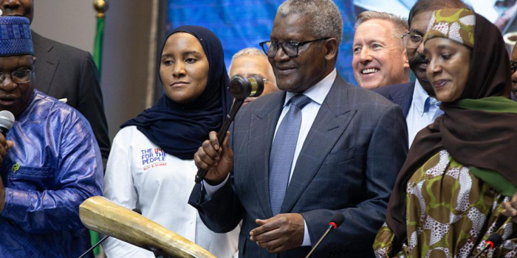 Aliko Dangote, founder of the Aliko Dangote Foundation, launches a student share initiative that gives eligible Nigerian students 10 additional Dangote Refinery shares at no cost after they subscribe to the ongoing IPO.