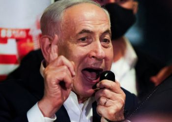 Benjamin Netanyahu, the Israeli prime minister facing a closely contested election.