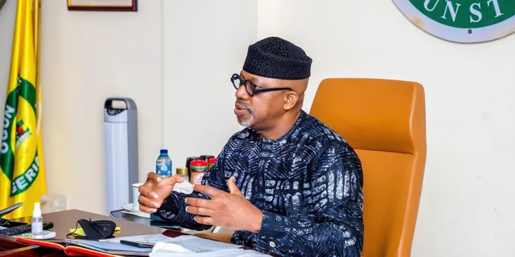 Ogun State Governor Dapo Abiodun, whose administration is investigating recurring gas emissions that have reportedly sent more than 100 pupils to hospital.