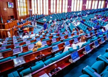 Nigeria’s House of Representatives chamber, where lawmakers summoned telecom company CEOs to explain poor network quality.