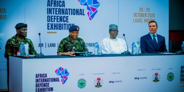 Participants at Africa International Defence Exhibition, AFRIDEX, 2026 in Lagos