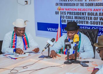 Doubra Collins Okotete, president of the Ijaw Youth Council Worldwide, whose group opposes plans to divert the Lagos-Calabar Coastal Highway from its original coastal route.