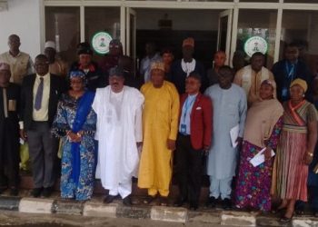 Kwara State officials and health stakeholders during a meeting of the State Task Force on Immunisation and Primary Health Care Service Delivery.