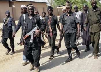 Local personnel in Zamfara State amid ongoing security challenges in the region. Photo credit: (Arise Tv)