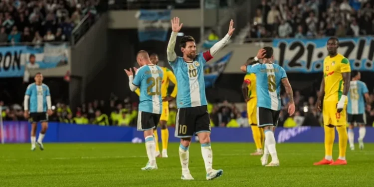 Messi in Final Appearance as Argentina scores 3-0 over Benin