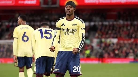 Noni Madueke scored Arsenal's late winner