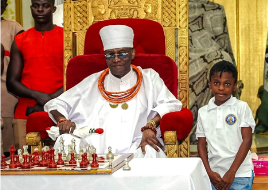 Oba of Benin Declares Chess Prodigy Palace Child