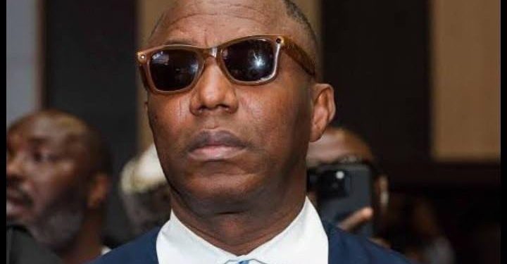 Omoyele Sowore, who has sued the DSS for ₦5 billion over an alleged assault and abduction inside the Federal High Court in Abuja.