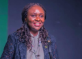 NUPRC Chief Executive Officer, Oritsemeyiwa Eyesan, speaks during the commission’s fifth anniversary celebration in Abuja, where she announces the 2026 oil licensing round offering 40 blocks to investors.