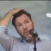 Spain's transport minister, Oscar Puente, speaking at a news conference regarding the Toldo train collision