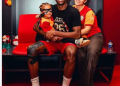 Osimhen and girlfriend, Stefanie with first daughter, Hailey True