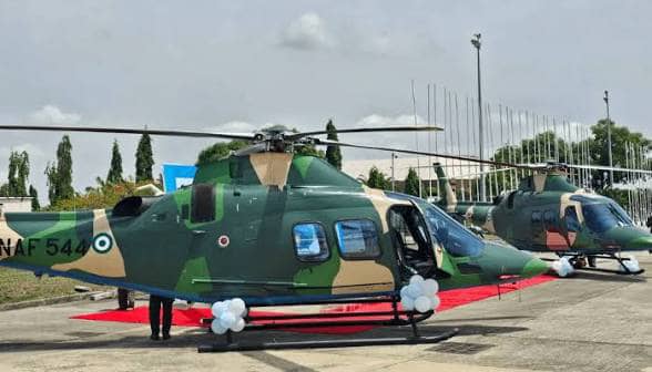 President Bola Tinubu is expected to induct five helicopters into the Nigerian Air Force fleet