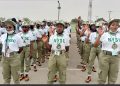 Prospective NYSC corps members at an orientation camp as police intensify efforts to rescue abducted corps members in Imo State.