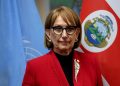 Rebeca Grynspan, former Costa Rican vice president and frontrunner in the race to become the next United Nations secretary-general.