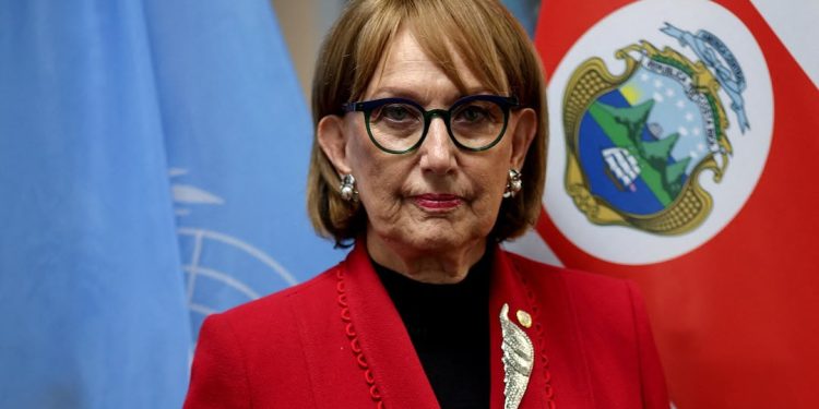 Rebeca Grynspan, former Costa Rican vice president and frontrunner in the race to become the next United Nations secretary-general.