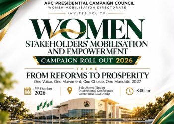 First Lady, Senator Oluremi Tinubu, is convening the summit. It is expected to bring together women stakeholders from across the country as the ruling party gets ready to formally begin its 2027 presidential campaign.