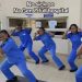 A screenshot of the nursing students in the viral video