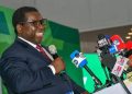 INEC Chairman, Joas Amupitan at a World Press Conference in Abuja.
