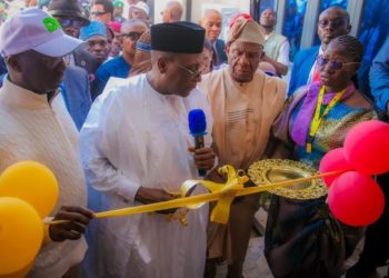 Okpebholo, Ali Pate commend the inauguration of 62-bed medical facility, established by the Agbonjagwe Leemon Ikpea Foundation.