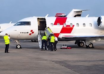 Air Ambulance on Monday evacuated Nigeria's Ebola patient from Abuja to Switzerland.