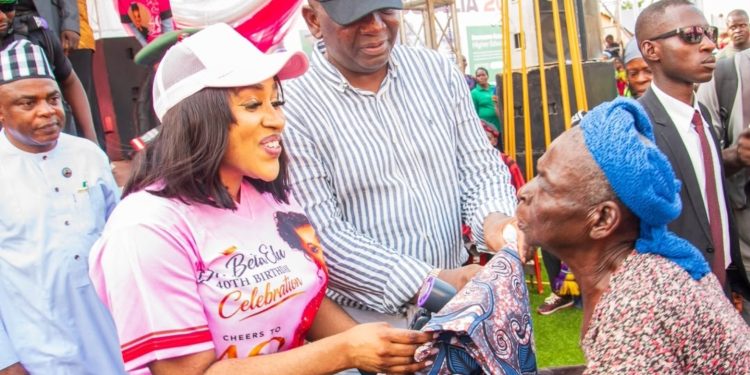 Dr. Betta Edu marks 40th birthday extending hands of support to IDPs in Benue State.
