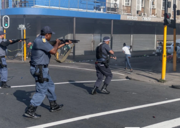 South African police