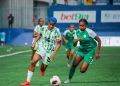 Nigeria’s Rasheedat Ajibade plays for the Super Falcons during their 2028 Olympic qualifying campaign.