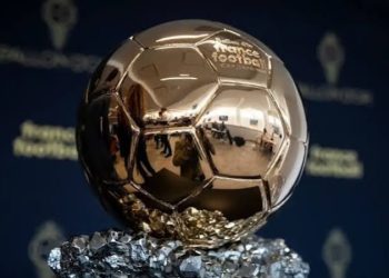 The Ballon d’Or trophy, awarded annually to the outstanding male and female footballers based on individual performances, team achievements and fair play.