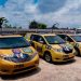 Three brand-new Sienna buses donated by D’Banj to Pelumi Olajengbesi for his 2027 House of Representatives campaign.