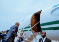 VP Kashim Shettima leaving Abuja