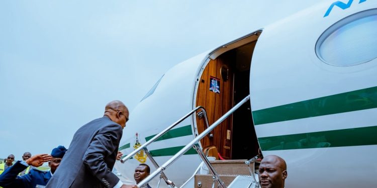 VP Kashim Shettima leaving Abuja