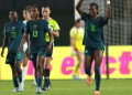 Nigeria defeats North Korea by three goals from Oluwakemi Adegbuyi, Olibube Umejiaku, and Kanyinsola Yusuf at the U-17 Women World Cup qualifiers.